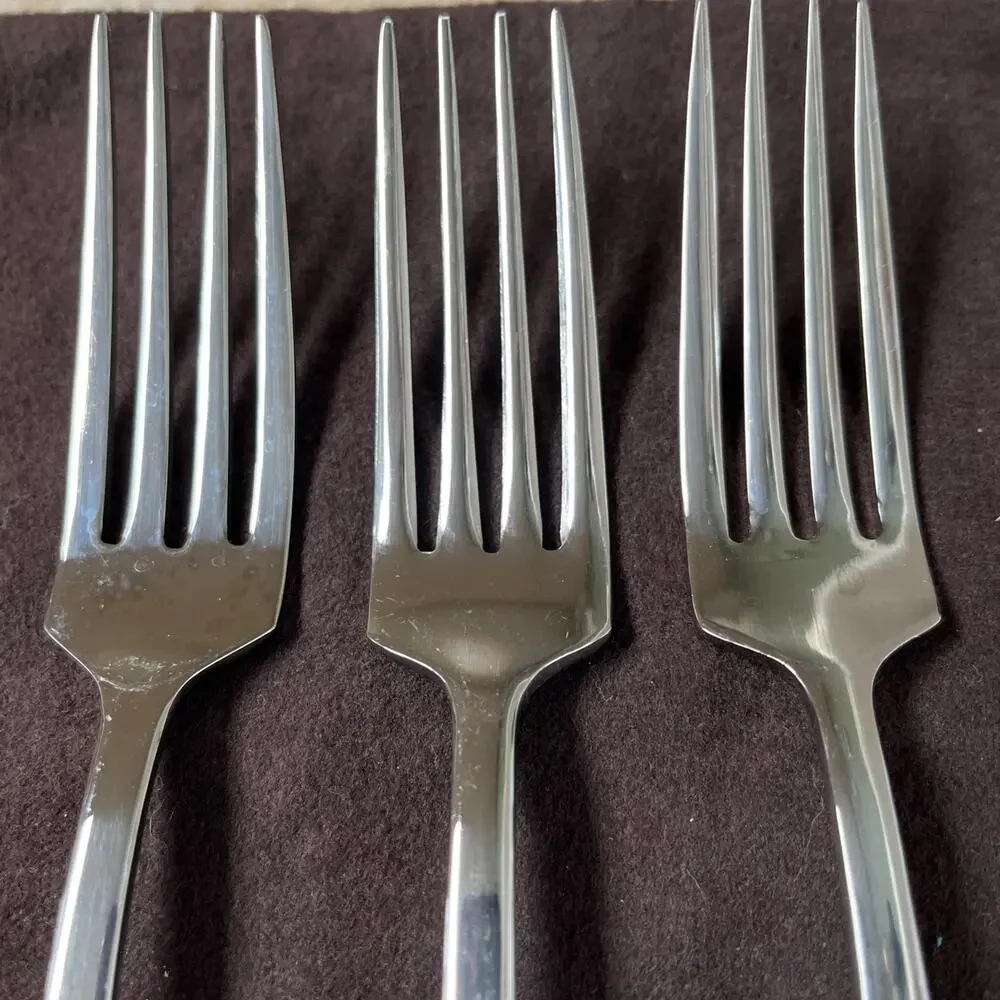 Towle Dinner Forks Boston Antique 18/8 Stainless Japan Flatware Lot of 3